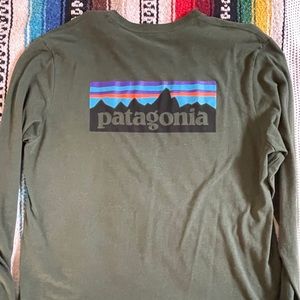 Green Patagonia Long Sleeve T-shirt
